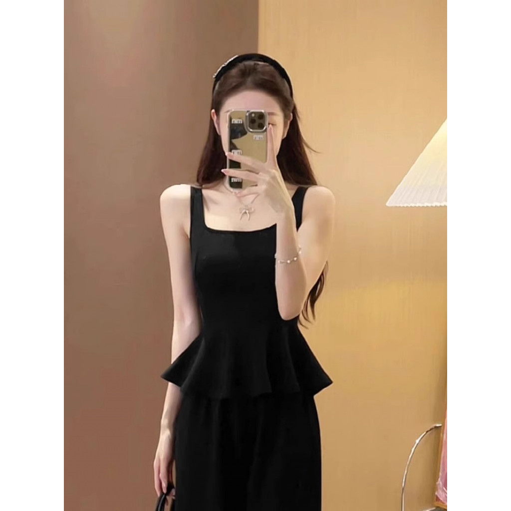 Áo vest camisole mới mùa hè cho phụ nữ, ôm sát eo, áo ngắn không tay