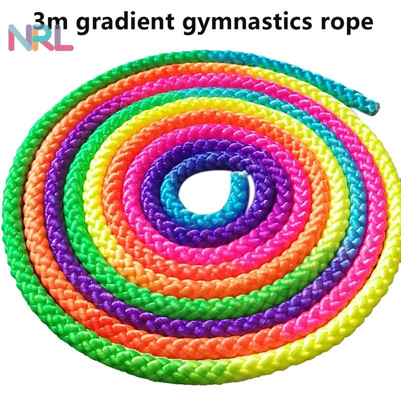 Nrl Sports Gym Rainbow Color Rhythmic Gymnastics Rope Solid Competition ...