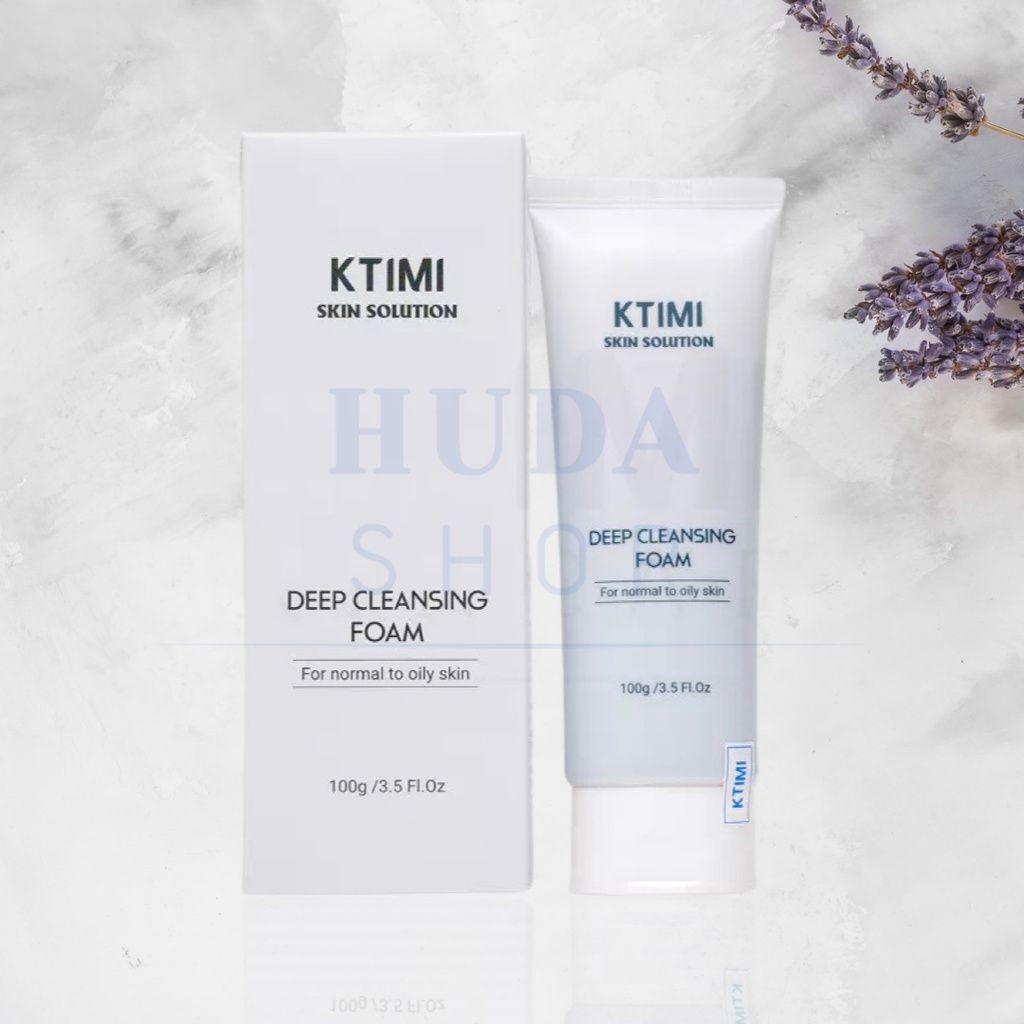 Sữa rửa mặt dịu nhẹ cho da nhờn mụn KTIMI Deep Cleansing Foam