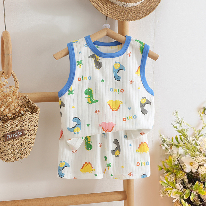Trẻ Em Quần Áo Trẻ Em Áo Quần Short Bộ Cotton Thoáng Khí Đen Công Nghệ Đa Năng Hợp Thời Trang Chơi Phù Hợp Với Quần Áo Ma Thuật Cho Bé Trai Bé Gái S9