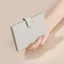 Hộp đựng hộ chiếu GUSTAVA RFID, Giấy chứng nhận đa chức năng RFID Túi đựng hộ chiếu, Da PU màu trơn di động chống trộm Ví đựng tiền xu nam nữ