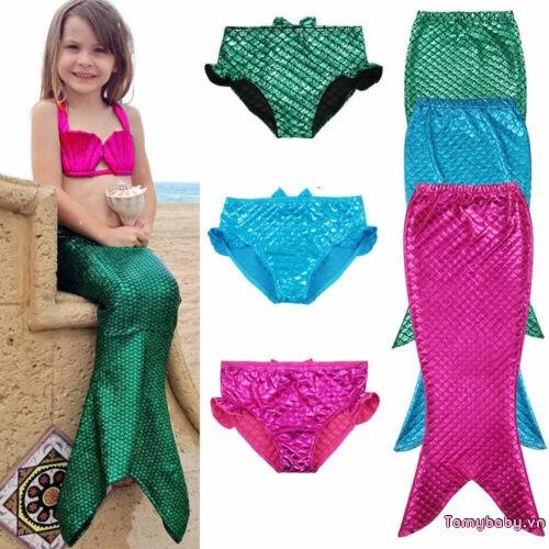 3 Bé Gái Đồ Bơi Trang Phục Bơi Thời Trang Sang Trọng Đuôi Nàng Tiên Cá Có Thể Bơi Được Bộ Bikini