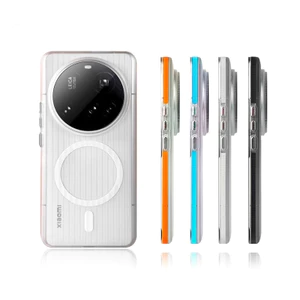 Dành Cho Xiaomi 15 Ultra, 14 Ultra Ốp điện thoại ELVEV Siêu Mỏng Chống Vân Tay PC Cứng Sóng Trong Suốt Hút Mặt Sau