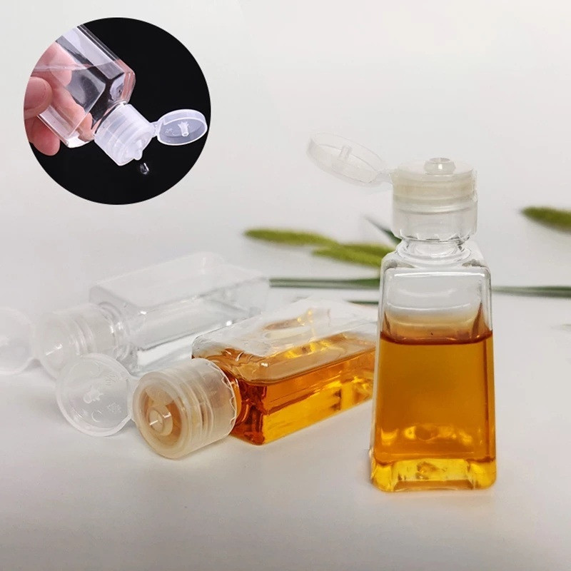 30 / 60 Nhựa Có Thể Đổ Lại Chai Du Lịch Trống Di Động Đóng Gói Báo Chí Cho Lotion Dầu Gội Mỹ Phẩm Bóp Hộp Đựng Dụng Cụ