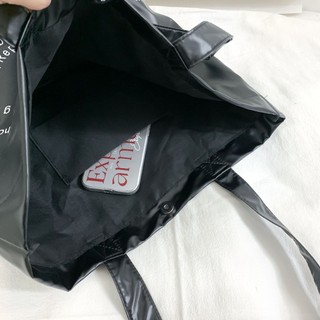 Túi tote snap từ tính đơn giản thời trang bạc mới