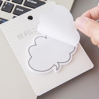 Giấy note ghi chú biểu tượng tin nhắn hội thoại Giấy nhớ basic đáng yêu 30 tờ