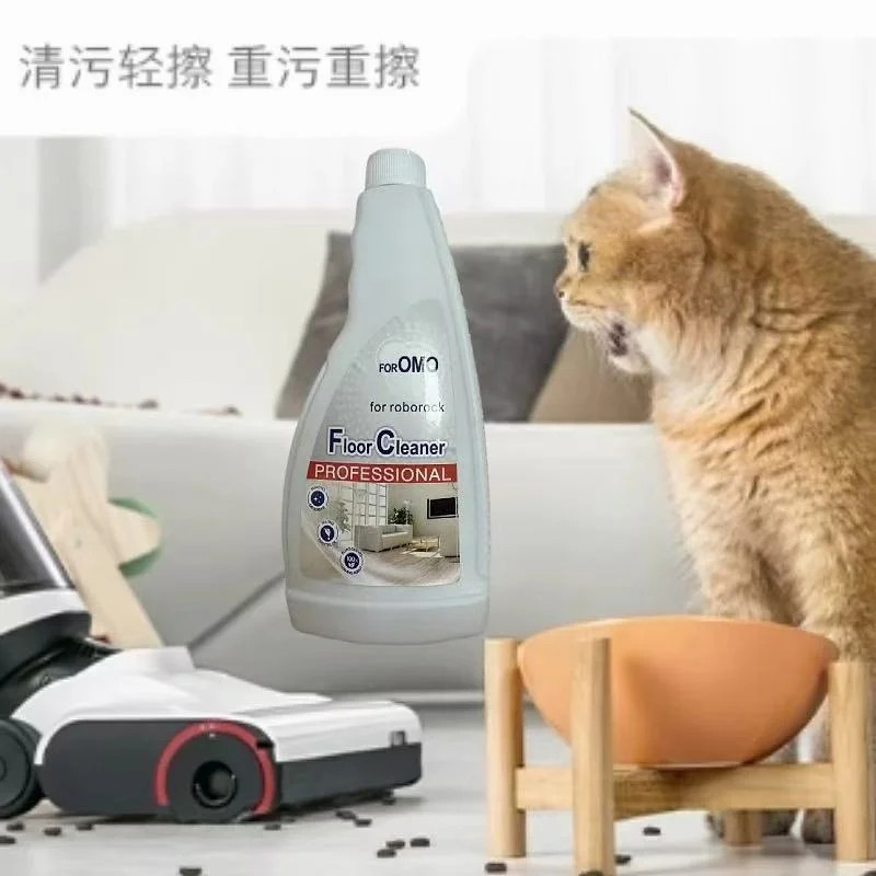 Giải pháp làm sạch sàn 480ML cho Roborock S8 Pro Ultra / S7 MaxV Ultra / Dyad / S7 Bộ phận máy hút bụi Robot lau nhà Kháng khuẩn OMO