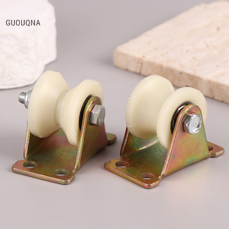 Guouqna Nylon Rãnh Con Lăn Theo Dõi Ròng Rọc V / U Nylon Có Chân Đế ...