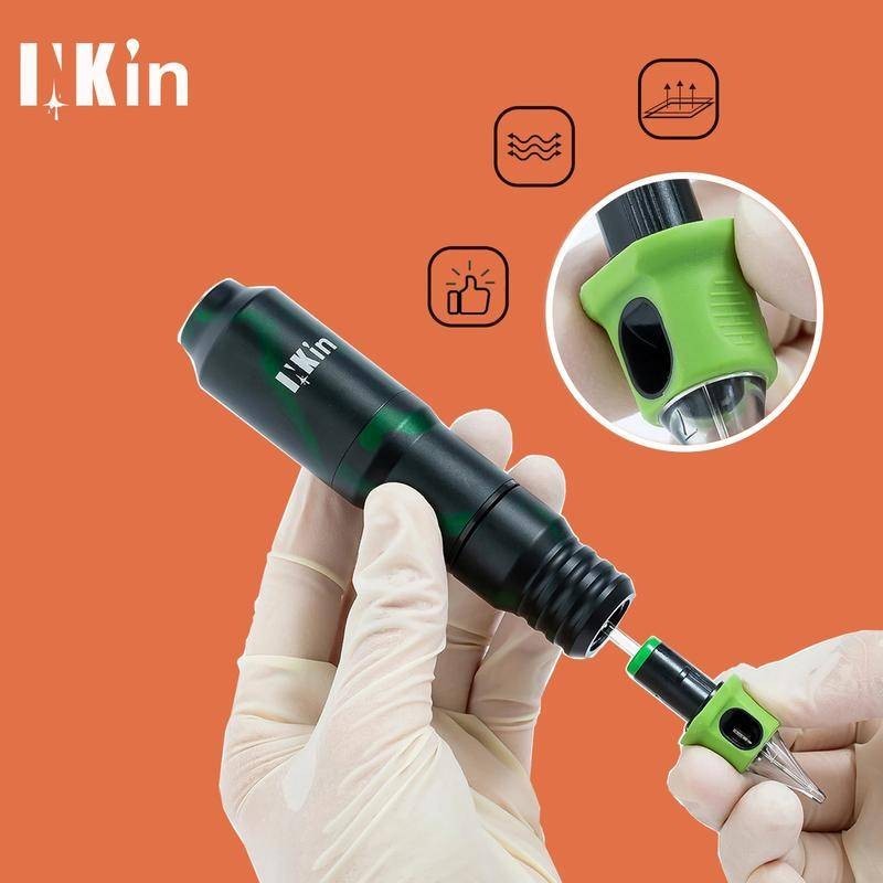 Inkin Kelly Hộp Mực Kim Silicon Mềm Quấn Rl Rs Hình Xăm Kim Màng An Toàn Cho Hộp Mực Máy Xăm 16 Cái / hộp