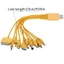 Cáp USB UTAKEE Cáp Sạc Đa Năng Nhiều Dây Sạc Nhanh USB 9 06in 23cm