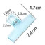 Kẹp chất kết dính AFTEROF, Giá đỡ kẹp tập tin đầy màu sắc trong suốt, Văn phòng phẩm Acrylic Đồ dùng học tập Dụng cụ tổ chức kẹp giấy
