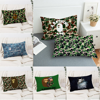Vỏ Gối BAPE Một Mặt In Polyester Sofa Đệm Gối Trang Trí Nhà Cửa (Không Lõi)
