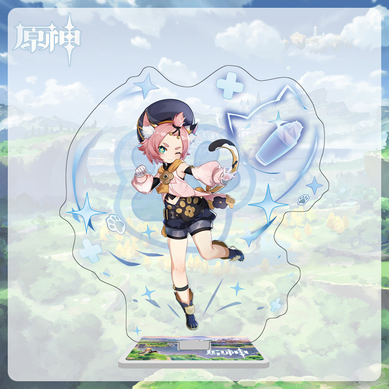 Genshin Impact wanderer Raiden Shogun Yae Miko Kaedehara Kazuha Zhongli Acrylic Đứng Trò Chơi Ngoại Vi Nhân Vật Acrylic Đứng Trang Trí Bàn Quà Tặng Sinh Nhật