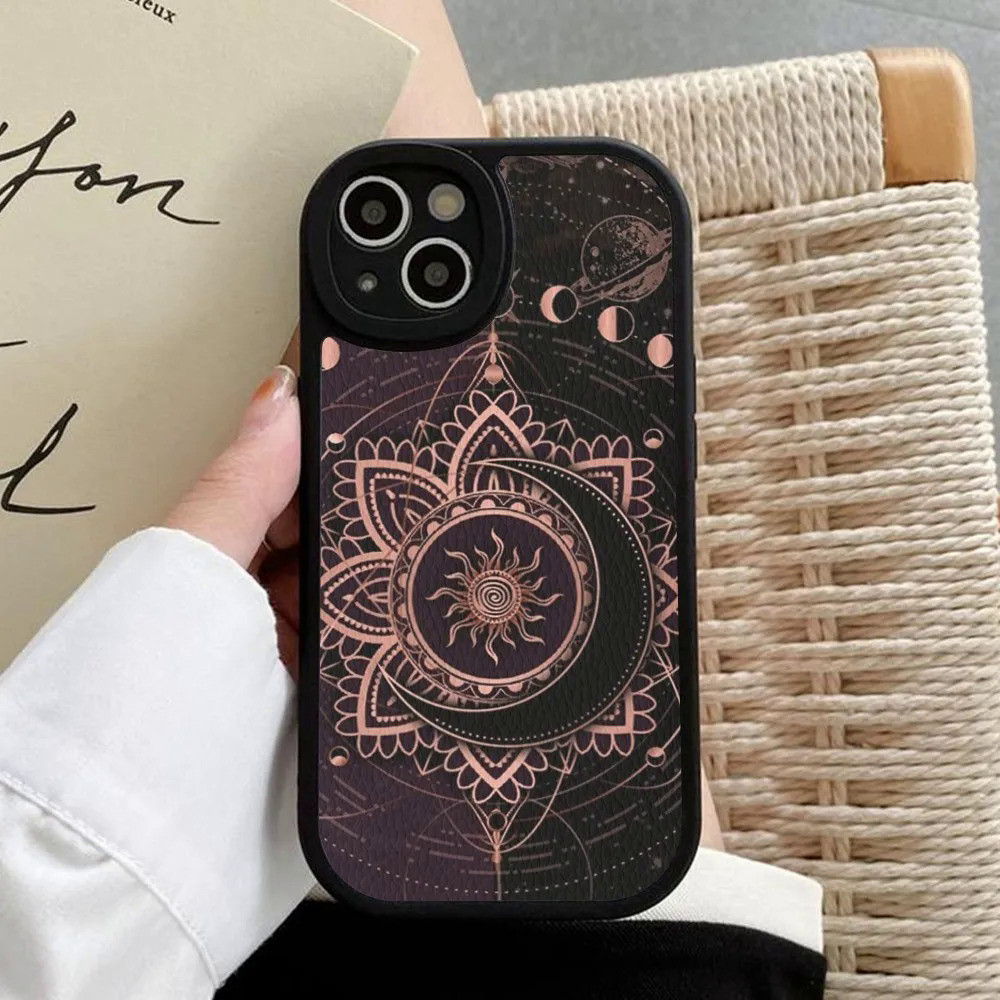 BK-1 Witches Moon Tarot Mystery Ốp Điện Thoại Da Cứng Cho iPhone 17,15 14 13 12 Mini 11 14 Pro Max Xs X Xr 7 8 Plus Funda