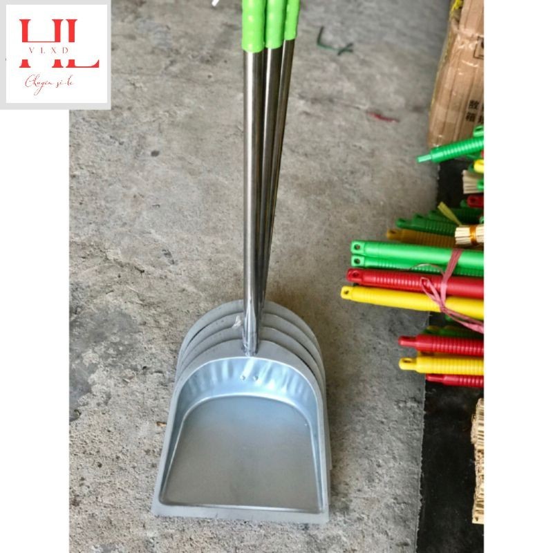 [giao màu ngẫu nhiên ]Ki Hốt Rác inox-nhựa Cán Dài- Ngắn | Shopee Việt Nam