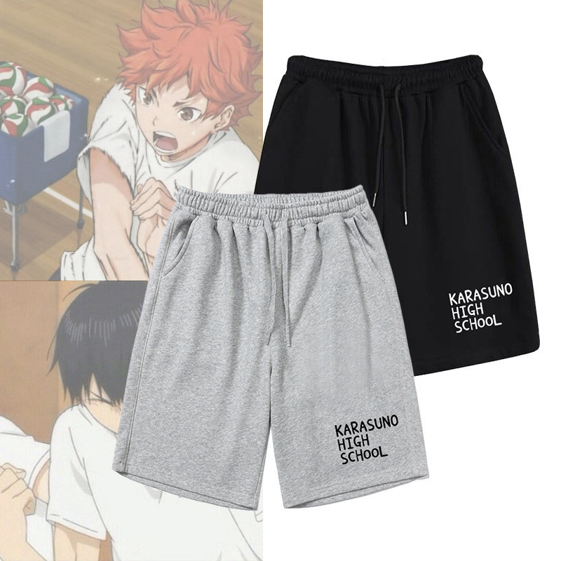 Đồ cosplay Haikyuu Karasuno High School Hinata Shoyo và Tobio Kageyama, chất liệu thể thao, phù hợp đi biển và tập luyện