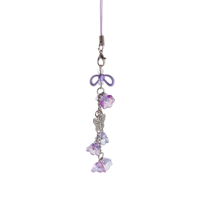 Bang Flower Phone Charm Lilys of the Valley Camera Mặt dây chuyền Túi thời trang Phụ kiện
