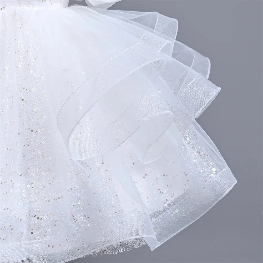 Váy Công Chúa Bé Gái , váy cho bé gái tay bèo tiểu thư từ 8-47kg ( mã 024 )
