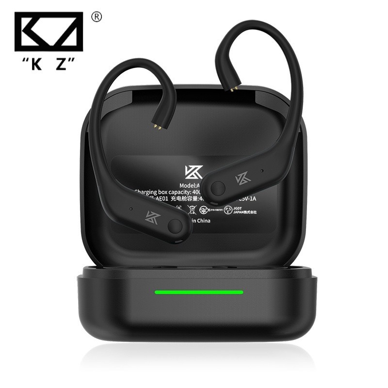 Cáp nâng cấp không dây KZ AE01 Bluetooth 5.4 HIFI Móc tai không dây C Đầu nối PIN có hộp sạc cho ZSN ZS10 Pro 2