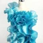 MERIGGIARE Big Wave Ren Vải, Kim Loại Lustrous 1 Yard Pleat Lưới Organza, Phụ Kiện Váy Ruffle Thời Trang DIY Tạo Kiểu May Xếp Ly Vải Ren Ruffle Xếp Ly