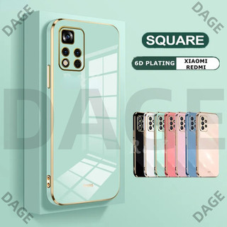 Ốp lưng Xiaomi Redmi Note 13 13C A1 A2 A3 12 12C 11S 11 10S 10 10C Pro Mạ Vuông Silicon Có Vỏ Bảo Vệ Vỏ Điện Thoại