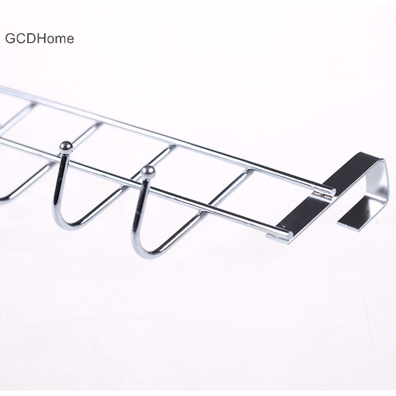 Gcdhome 5 Móc Quần Áo Áo Áo Móc Treo Khăn Giá Đỡ Kệ Trên Cửa Nhà Phòng Tắm HOT