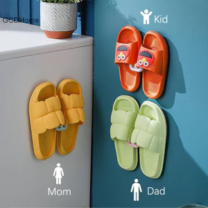 Gcdhome Dép Giá Tự Dính Đơn Giản Phòng Tắm Dép Móc Vệ Sinh Thoát Nước Treo Tường Giá Để Đồ Phòng Ngủ Móc Sấy Giày HOT