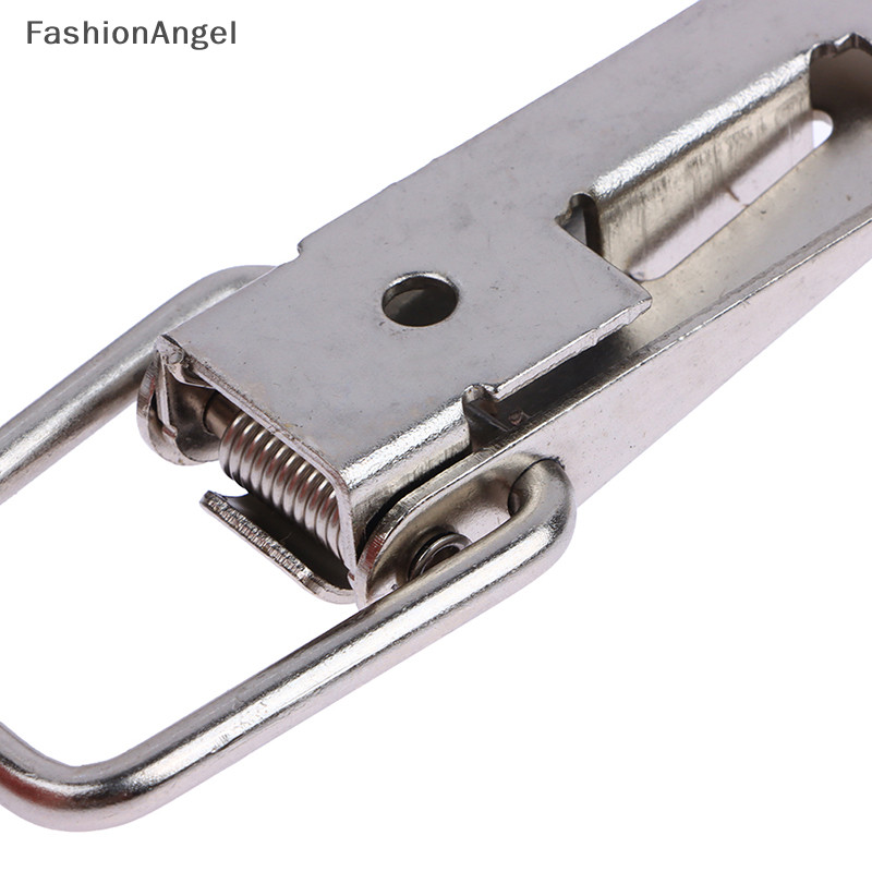 Fashionangel 90 Độ Khóa Miệng Vịt Móc Khóa Thép Không Gỉ Lò Xo Vẽ Chuyển Đổi Chốt TH