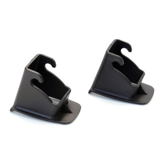 Comereally 2 Chiếc BabyCar Ghế An Toàn Cho ISOFIX Hướng Dẫn Cố Định Rãnh Trẻ Em Trẻ Em Dây An Toàn Khóa Tự Động Đệm Màu Đen