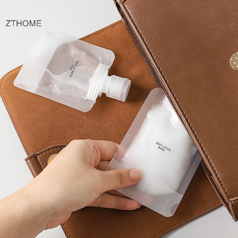 Zthome Túi Du Lịch Mỹ Phẩm Sữa Tắm Gel Dầu Gội Du Lịch Di Động Nhỏ Sữa Rửa Mặt Dùng Một Lần Chai Dụng Cụ Bảo Quản Tại Nhà HOT