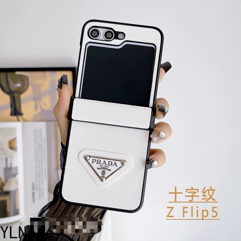 Dành Cho Samsung Galaxy Z Flip 7 6 5 4 3 7FE Cao Cấp Cao Cấp Cổ Điển Da PU Thiết Kế Ốp lưng Cho Samsung Galaxy Z Flip7 Bọc Toàn Bộ Gấp Lưng Chống Sốc Vỏ Điện Thoại