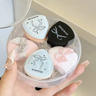 EVERBAB Bông phấn nhỏ nhắn dễ thương, bông phấn má hồng chính xác