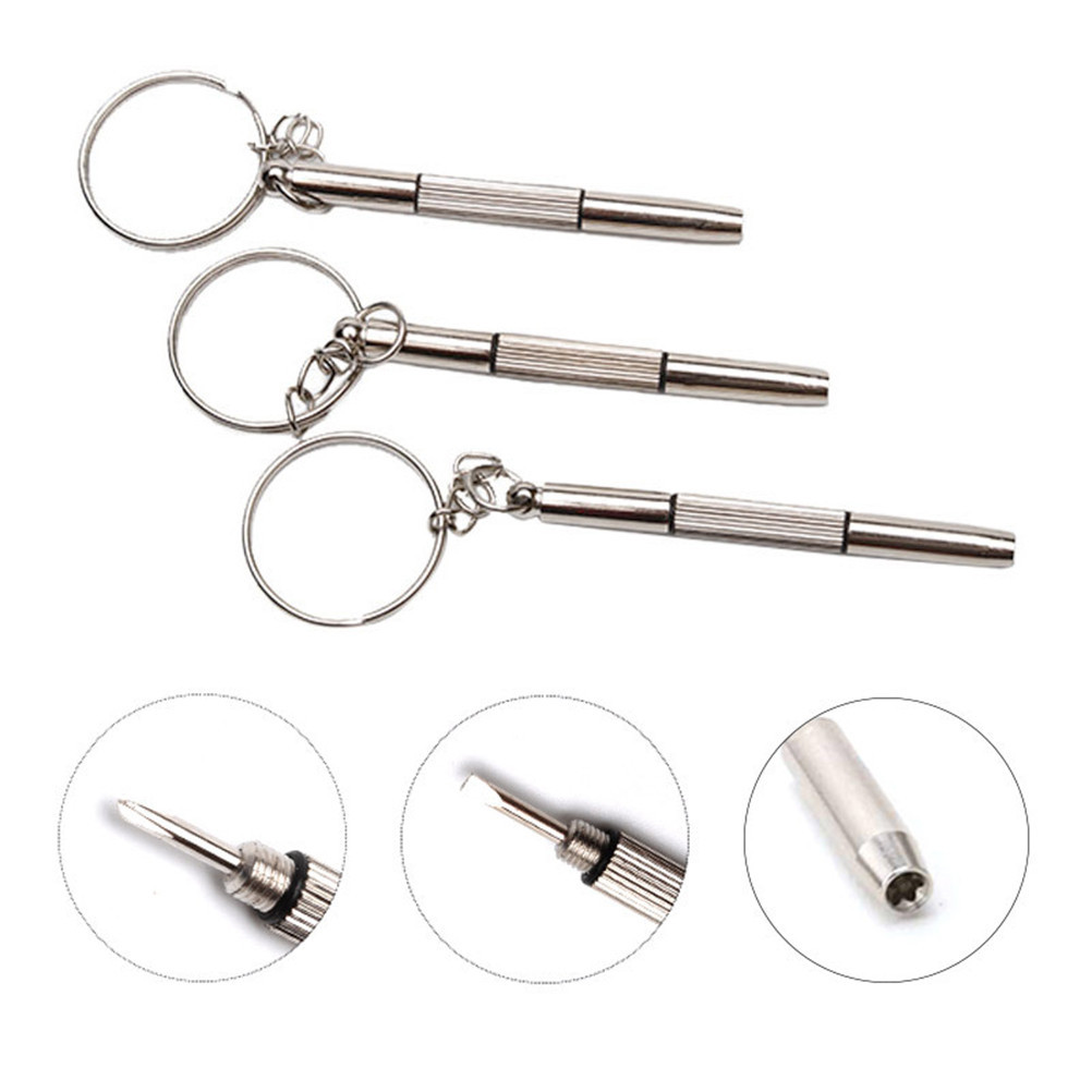 Kính mắt 3 trong 1 Grip Kính mắt đa chức năng 5.50X0.50X0.50CM Bạc kejiyiping