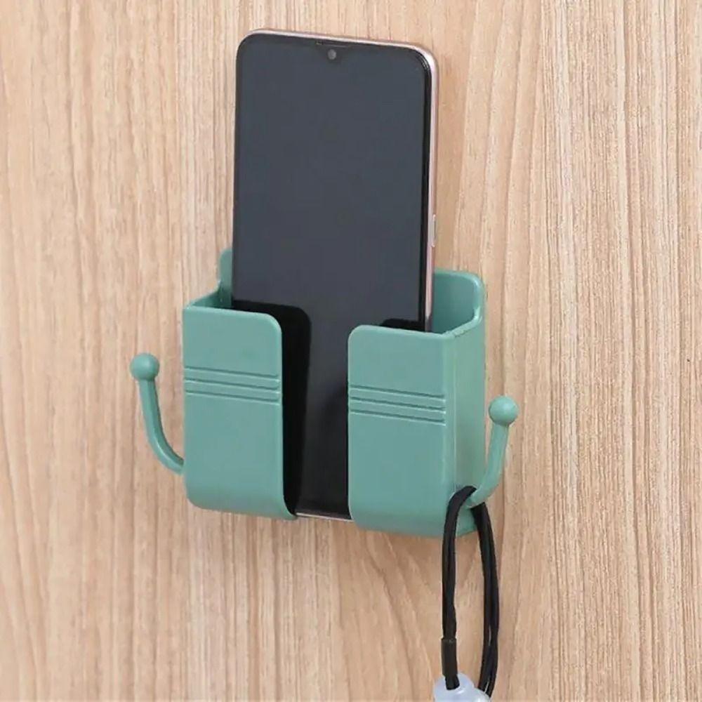 DAYBREAK 1 Cái Hộp Bảo Quản Treo Tường, Giá Đỡ Cắm Điện Thoại Di Động Hộp Đựng Điều Khiển Từ Xa Sắp Xếp, Giá Treo Tường Giá Đỡ Sạc Điện Thoại Đa Năng