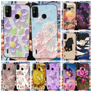 Dành Cho Tecno Spark 6 Go Vỏ KE5j KE5k Ốp Điện Thoại Hoa Thời Trang Mới Mềm Mỏng Silicon Dành Cho Tecno Spark Go 2020 2021 Ốp Lưng