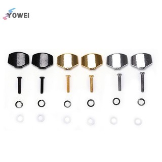 Yowei 2 chiếc đàn guitar điều chỉnh đầu máy núm kim loại nút máy chỉnh núm VN