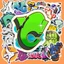 Set 50 Sticker Chữ Graffiti – Decal Trang Trí Đa Năng | Chống Nước | Dán Vali, Laptop, Tủ Lạnh