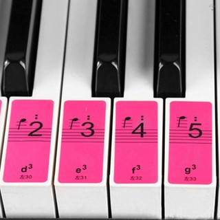 Hilivn) Miếng Dán Phím Bàn Phím Piano Cho Người Mới Bắt Đầu Cho Đàn Piano 88 / 61 / 54 Phím