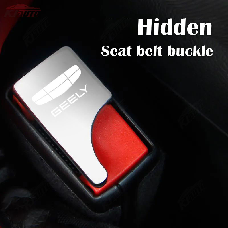 Geely Hợp Kim Kẽm Ẩn Xe An Toàn Dây An Toàn Khóa Kẹp Xe Năng Lượng Mới Báo Động Eliminator Cho Coolray Okavango Emgrand Azkarra