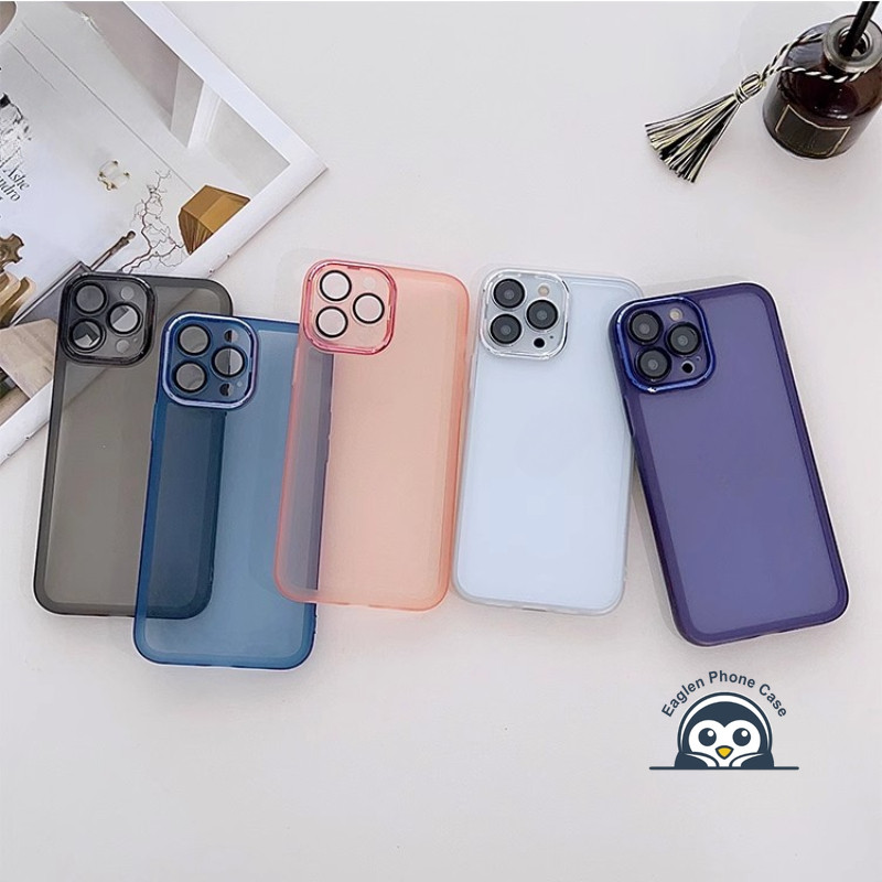 Ốp Điện Thoại Trong Suốt Đơn Giản Cho infinix Note 40X 40 30 Pro Plus 30i GT 20 10 Pro Zero 40 30 Smart 7 6Plus 5 4G 5G Vỏ Trong Suốt Màu Mạ Khung Ống Kính Vỏ Mềm Chống Rơi