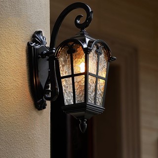Đèn năng lượng mặt trời AIMI ngoài trời IP65 Đèn tường chống nước Sân vườn Đèn LED trang trí treo tường