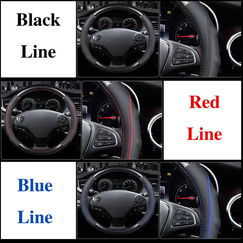 Bọc vô lăng ô tô bằng da carbon cho Honda, cho Accord City, Civic, Brio, CRV, BRV, URV, HRV, Jazz, Odyssey, Vezel, Stream, CRZ, Jade, Mobilio