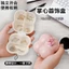 Hộp đựng trang sức đựng thuốc 7 ngăn màu hồng kem ngọt ngào 7.5x7.5cm