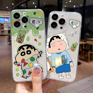 Ốp Lưng Crayon Shin-chan Dễ Thương Cho Samsung Galaxy A7 2018 A06 Note 10 Lite A81 10 Plus 20 Ultra J6 Plus J2 J7 Prime G530 M23 A72 A73 5G Vỏ Bảo Vệ Camera Silicon Hoạt Hình