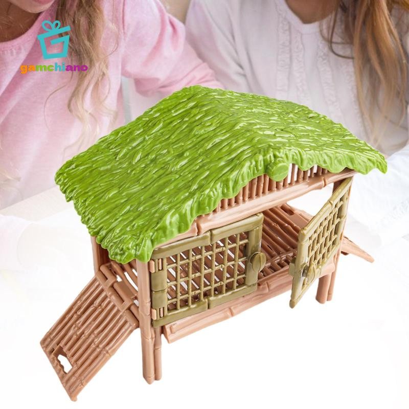 Gamchiano Lồng Gà Đồ Chơi Xây Dựng Thu Nhỏ Nhà Gà Hàng Rào Tương Tác Quà Tặng Giả Vờ Chơi Trang Trại Đồ Chơi Cho Trẻ Em