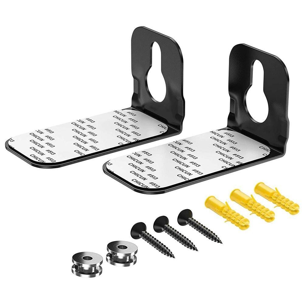 HOBBYIN 2 Chiếc Giá Treo Tường Loa, Giá Treo Tường Thanh Âm Thanh Chống Rơi, Dưới Tivi Kim Loại Âm Thanh Treo Tường Cho / / LG | BigBuy360 - bigbuy360.vn