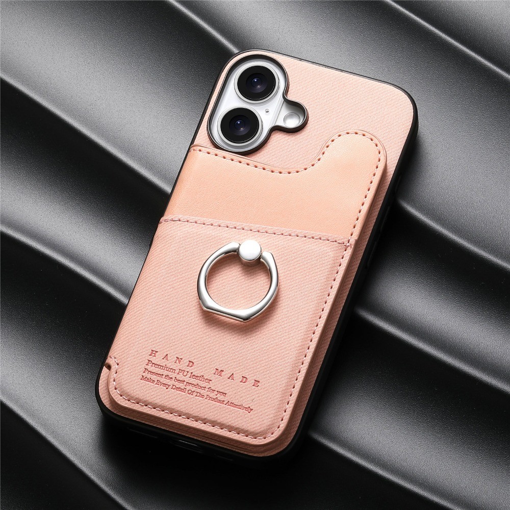 Ví Lật Da Có Hộp Đựng Thẻ RFID Chặn Điện Thoại Cho IPhone 16E 16 15 14 Plus 13 12 11 Pro Max Vòng Giá Đỡ Bao