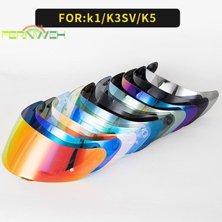 [Fernweh] Tấm che mũ bảo hiểm cho AGV K1 K3SV K5 Mũ bảo hiểm xe máy Kính bảo hiểm xe máy Mũ bảo hiểm đổi màu Ống kính che tầm nhìn ban đêm [MỚI]