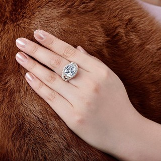 Nhẫn Zircon Bạc S925 Trang Sức Thời Trang Đơn Giản Quà Tặng Nữ