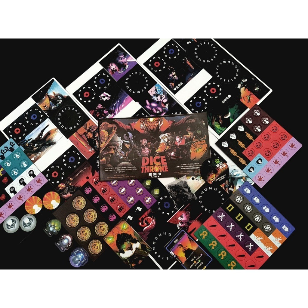 Boardgame Dice Throne Adventures bản Trung Engsub Tigar